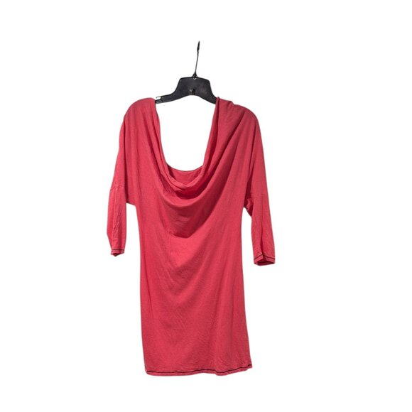 Victoria's Secret Pink Open Shoulder Back Strap Cowl Neck Tunic Blouse Sz XS - Picture 1 of 6